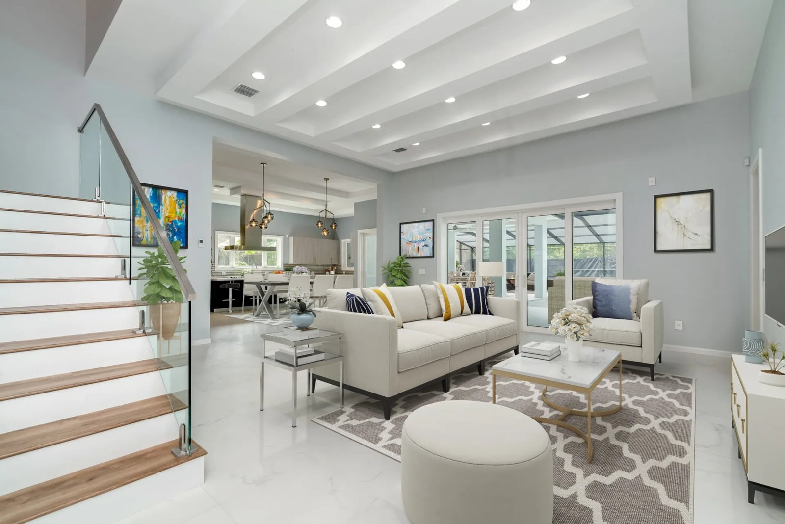 Gallery | Tampa Custom Luxury Home Builders | New Homes Florida | KHP Homes | Contemporary Mediterranean Green, Smart Homes