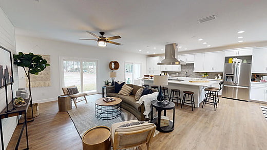 Living room with seating