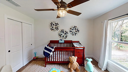 Small kids room in a Tampa custom home
