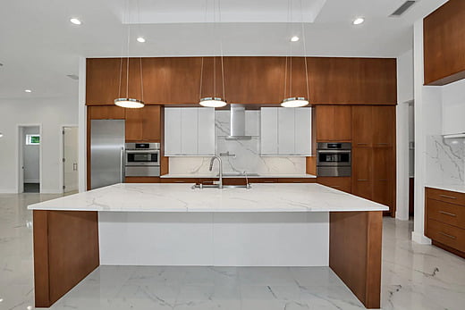 Kitchen area in a luxury home in Tampa