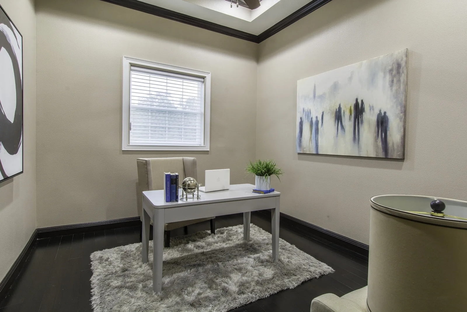 Table in a transitional home in Tampa